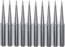 10Pcs Soldering Iron Tips Replacement 900M Soldering Tips Fine Solder Gun Tip