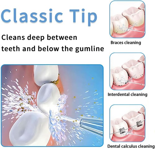 Replacement Heads for Waterpik Water Flosser,Easy to lnstall,4 Classic Jet Tips - Picture 2 of 7