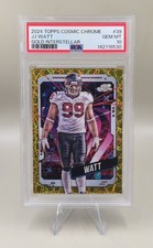 2024 Topps Cosmic Chrome JJ Watt Gold Interstellar /50 PSA 10 Mint Texans HOF 🔥