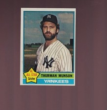 1976 Topps #650 Thurman Munson near mint