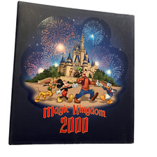 Disney World Magic Kingdom 2000 10.5 X 12" Photo Album w/40 Pages, Vintage
