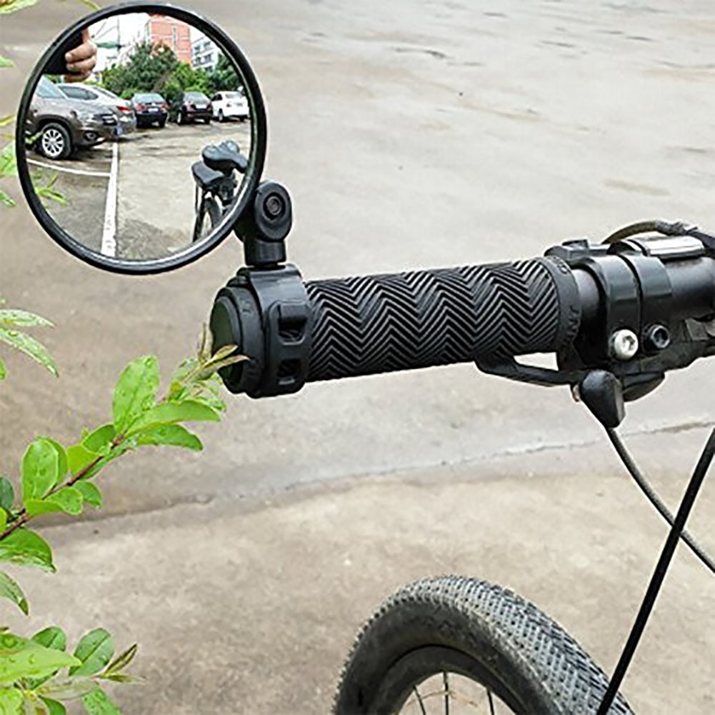 Adjustable Rearview Handlebar Wide Angle Convex Mirror Cycling Rear View Bik