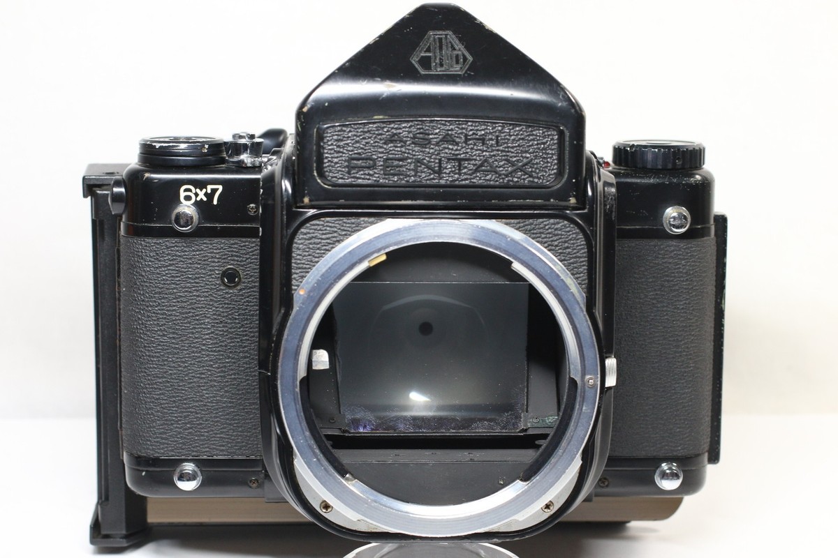 Pentax 67 6x7 Eye Level Film Camera Body Only + Polaroid From