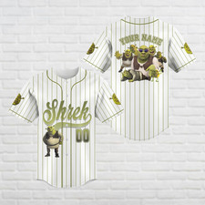 Personalized Shrek Jersey Shirt Fiona And Shrek Shirt Shrek Face Meme Baseball S