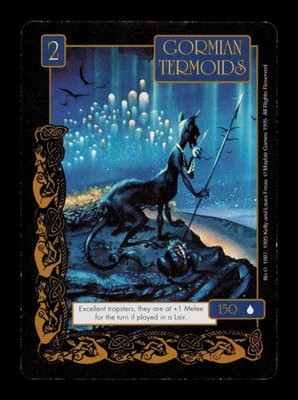 Gormian Termoids Fantasy Adventures 1995 Trading Card TC CC