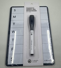 Magnet Locker Modern Weekly Marker dry erase board- U Brands