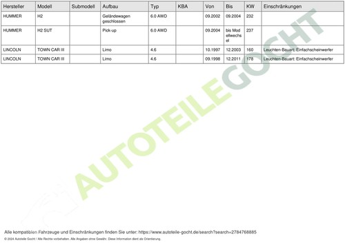 Glühlampe Scheinwerfer Fernscheinwerfer für Narva 480073000 - Bild 7 von 7