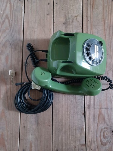 Vintage-Telefon ★★ POST FeTAp 611-2a (grün) TOP ZUSTAND ★★ TAE-STECKER 70´ Kult - Afbeelding 5 van 8