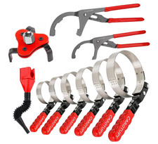 10pcs Oil Filter Wrench Set 9 12 Oil Filter Pliers 3 Jaw Oil Filter Wrench 10pcs Oil Filter Wrench Set 9 12 Oil Filter Pliers 3 Jaw Oil Filter Wrench