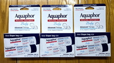 3 X AQUAPHOR BABY HEALING OINTMENT 6 TUBES TOTAL TRAVEL SIZE 0.35oz