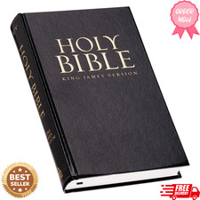 Image of The Holy Bible KJV King James Version LARGE PRINT Hardcover.Jesus Words In Red.