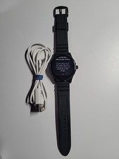 Fossil Q Gen 2 Marshal Black Silicone Strap Touchscreen Smart Watch FTW2107