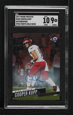 2017 Prestige Xtra Points Gold Signatures 20/50 Cooper Kupp SGC 9 MINT Auto v9t