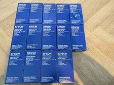 14 X Epson Ribbon Cartridge ERC-32B Black New Unused Joblot