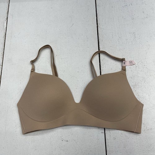 Victoria's Secret Dream Angels Smooth Wireless Push Up Bra Praline Womens 32C