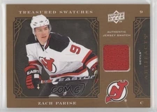 2009-10 Upper Deck Artifacts Treasured Swatches Retail Zach Parise #TSR-ZP