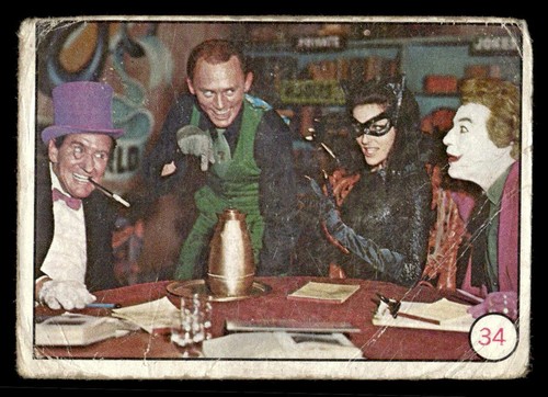 1966 A&BC Batman Riddler Back #34 — Raw