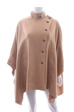 Chloe Wool And Cashmere-blend Cape Coat / Camel