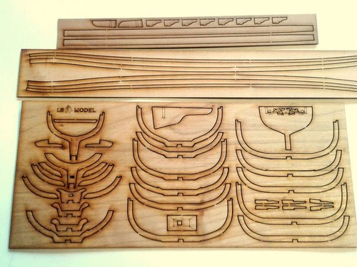 DIY Wooden Kit ship LSM0601 Wooden kit Wooden kit The boat of Peter I Scale 1:24 - Picture 21 of 24