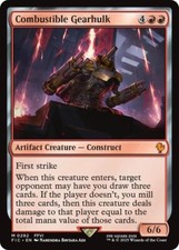 NM Combustible Gearhulk, MTG, Final Fantasy Commander, Magic the Gathering, 292