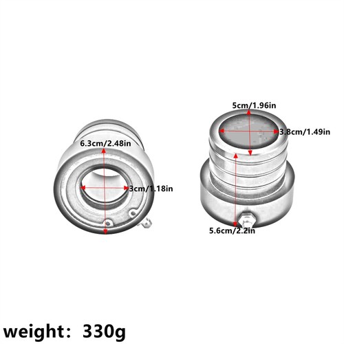 Black Front Axle Tube Seal For Jeep Grand Cherokee 1984-2001 MG21103 Aluminum - Picture 8 of 8