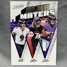 2023 Panini Prestige #AM-24 Bijan Robinson/Devin Duvernay/Tucker Alma Maters