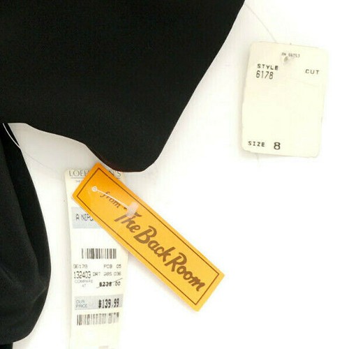 Nipon Boutique Dress Little Black Cocktail Dress, LBD Fitted Vintage Elegant NWT - 第 11/12 張圖片