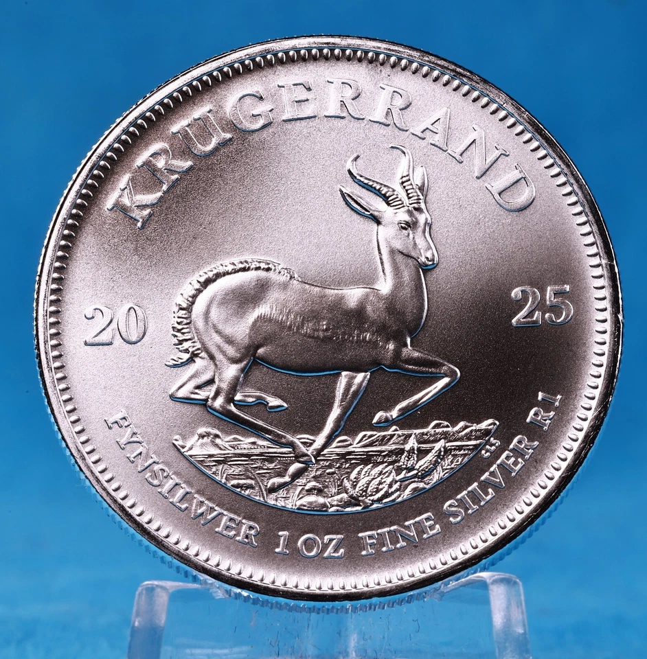 Krügerrand Silber 1 oz 999 Silbermünze 2025 1 Rand Südafrika 999 - Bild 4 von 4