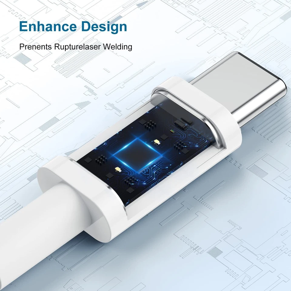 Cabo e adaptador de carregamento rápido USB-C/alta velocidade/durável e confiável para iPhone 15/16 - Imagem 2 de 4