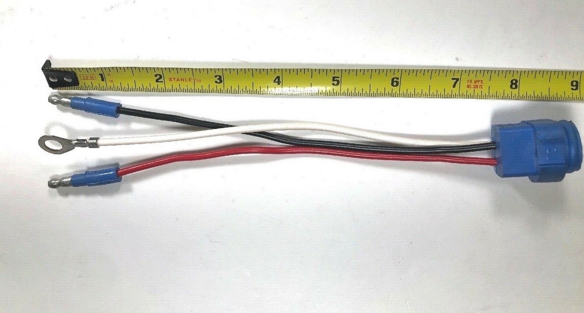 66841 OEM Pigtail 3-Wire, Plug Male-Pin 3-Pin Straight NOS | eBay