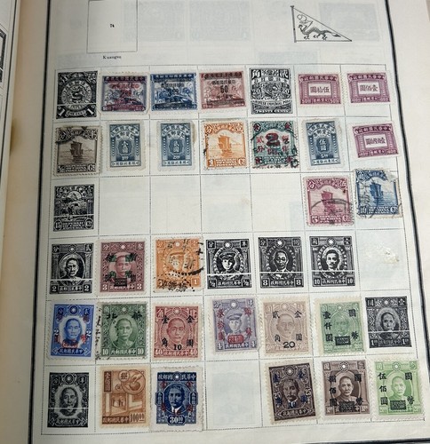 Worldwide Stamp Collection 1950 Scott Publication Album Multiple Country Stamps - 第 9/12 張圖片