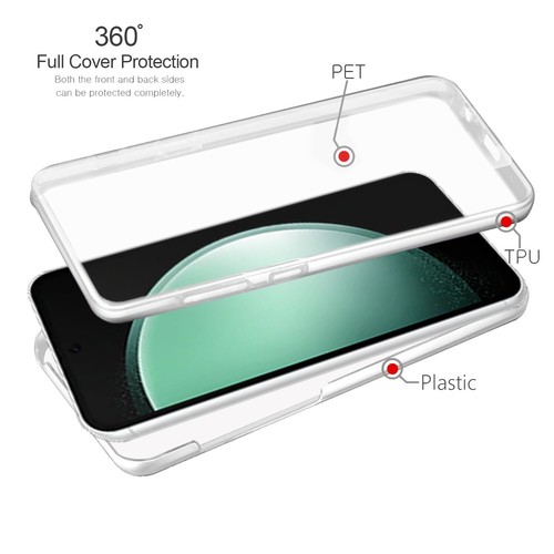 For Samsung Galaxy S24 FE 5G Full 360 Protection Front & Back Clear Phone Case - Picture 11 of 24
