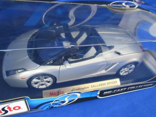 Coche fundido a presión Lamborghini Gallardo Spyder 2008 escala 1:18 Maisto nuevo en caja - Imagen 6 de 8