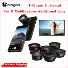 Fotorgear Pro ll T-Mount Fisheye Macro Wide-Angle Portrait 1.55X Smartphone Lens