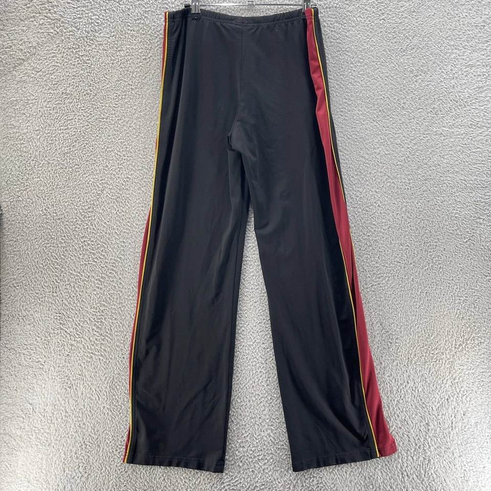 Pantalones deportivos vintage de 3 tercer grado para hombre medianos negros paneles rojos EE. UU. Foto 2 de 4