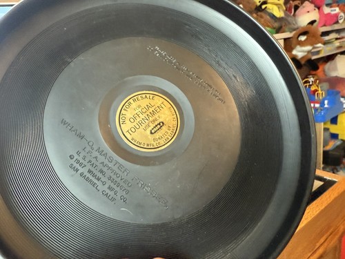 Wham-o Frisbee 1974 Double label Master Frisbee Rose Bowl World Championship - Picture 8 of 14