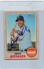 2017 Heritage #81 Adam Rosales San Diego Padres Signed Auto *F9563