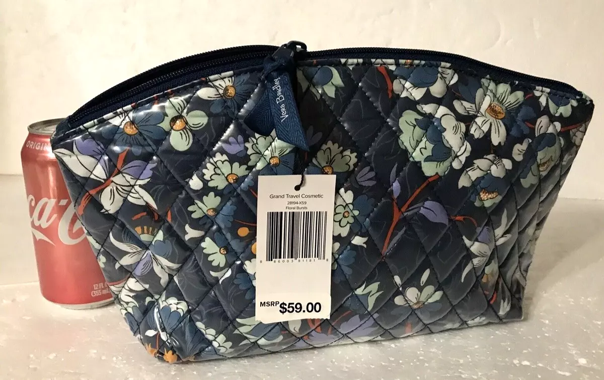 Vera bradley grand cosmetic best sale bag
