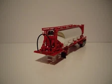 DCP FIRST GEAR 1/64 CHROME AND RED J&L VACUUM PNEUMATIC TANKER 