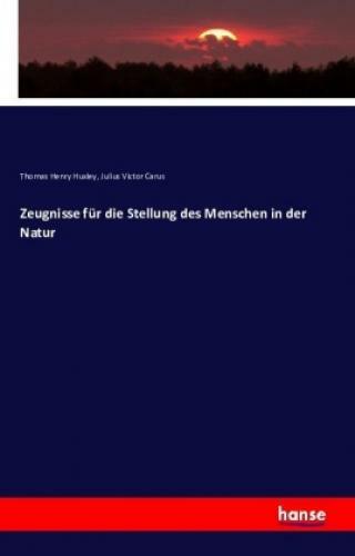 Thumbnail - Zeugnisse Für Die Stellung Des Menschen In Der Natur 3442