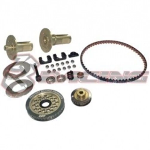 3RACING SAK-D4838 Linear 1.8 Ratio Ball Diff System D4 AWD / RWD  1/10 Drift Car - Image 2 of 2