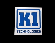 Authentic K1 Technologies Decal Sticker