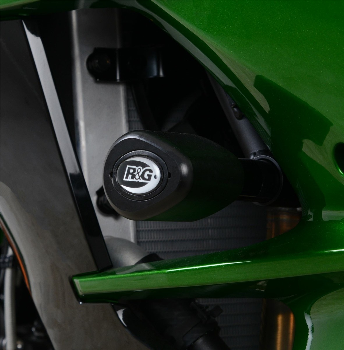 アクセサリー H2 R&G Crash Protectors White - Aero Style Kawasaki Ninja H2 SX