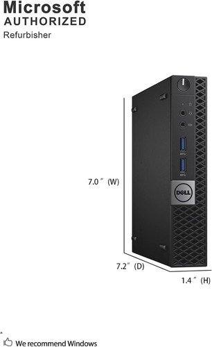 Dell Optiplex Mini Desktop Computer Intel i5 6th Gen 8GB RAM 256GB SSD Windows - Picture 7 of 16