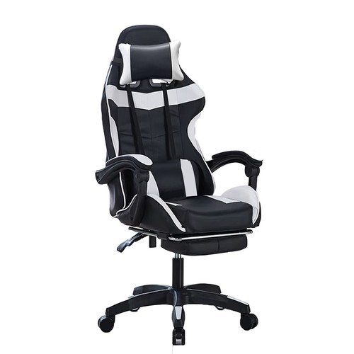 Gaming Chair Adjustable Ergonomic Gamer Home Office PC Desk Chair with Footrest - Picture 19 of 26