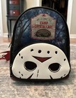 Rare Loungefly Friday The 13th Jason Voorhees Camp Crystal Lake Mini Backpack