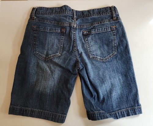 MOSSIMO SUPPLY CO Womens BERMUDA DENIM BLUE JEANS Shorts Sz 7 - Picture 3 of 3