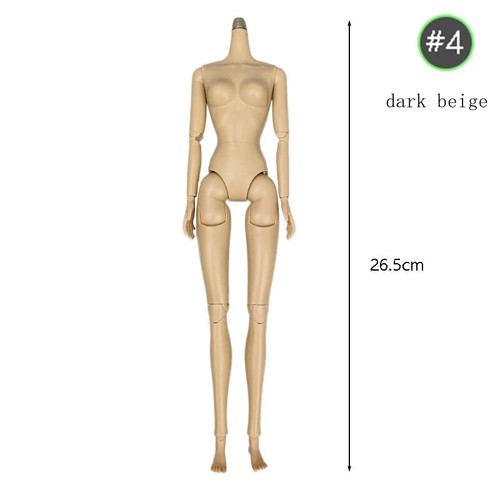 High Quality 26.5cm 1/6 16 Jointed DIY Movable Jointed Doll Body For 11.5" Dolls - Picture 18 of 29