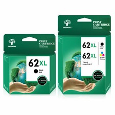 62xl ink cartridge for HP 62-XL Envy OfficeJet 5548 5664 200 200 5740 5742 lot