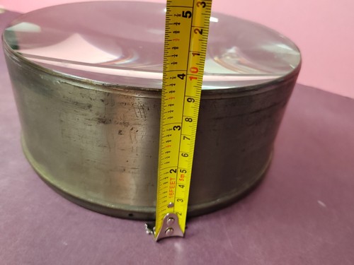Antiker Schreibtisch Vergrößerungsglas riesig 8,5" Zoll nautisch, Karten, Karten - Bild 3 von 16
